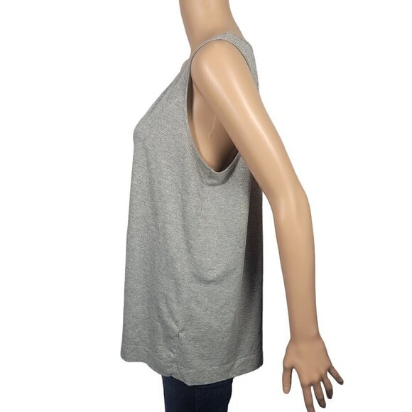 J Jill Women's Grey Sparkle Shimmery Very Soft Tank Top in a Size Large - Picture 8 of 12